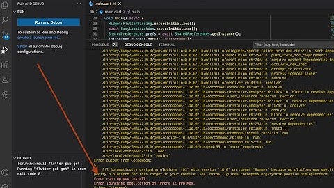 [SOLVED] Flutter IOS Build Fail on Error Running Pod Install