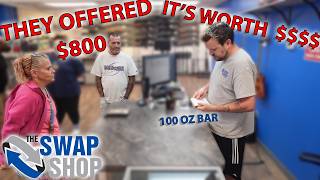 $800 FOR A 100 OZ SILVER BAR!? 