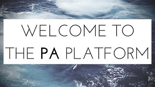 Welcome To The Pa Platform