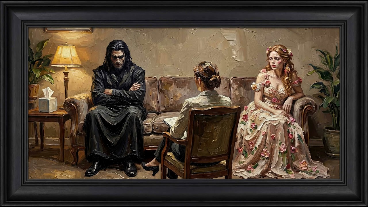 Hades & Persephone in Couples Counseling | 8-Hour 4K Greek Mythology Art | Frame TV Screensaver