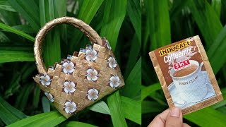 TAS MINI DARI BUNGKUS KOPI || IDE KREATIF BARANG BEKAS