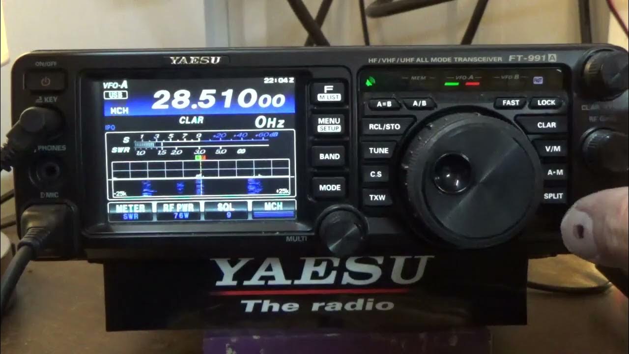 Example of FT991A Setup - Calling CQ - Making Contacts & Information ...