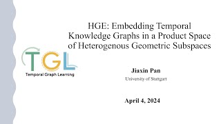 HGE: Embedding Temporal Knowledge Graphs in a Product Space of Heterogeneous Geometric Subspaces