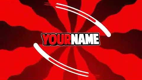 Red Intro Template • 2D Intro [no download]