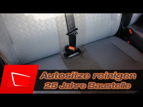 Autositze reinigen -