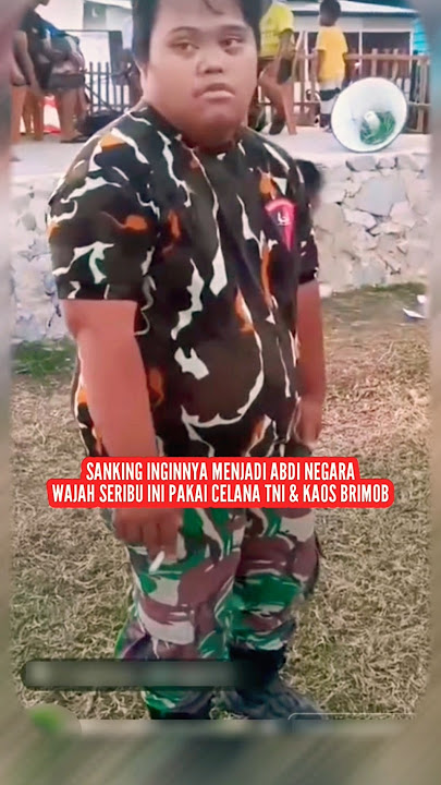 Pria Wajah Seribu ini Bercita-cita Menjadi Abdi Negara