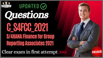 SAP C_S4FCC_2021 Certification Questions and Study Material [Latest]