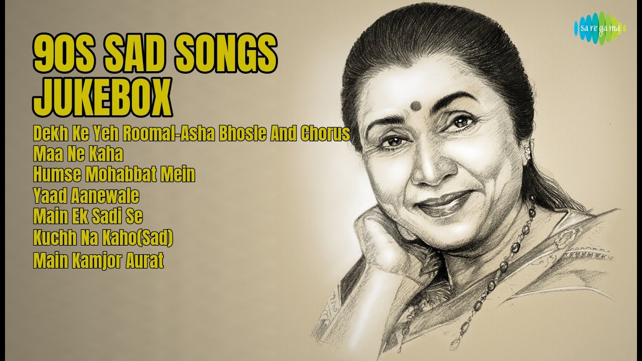 90s के दर्द भरे गाने | Asha Bhosle Songs | Dekh Ke Yeh RoomalAsha Bhosle And Chorus