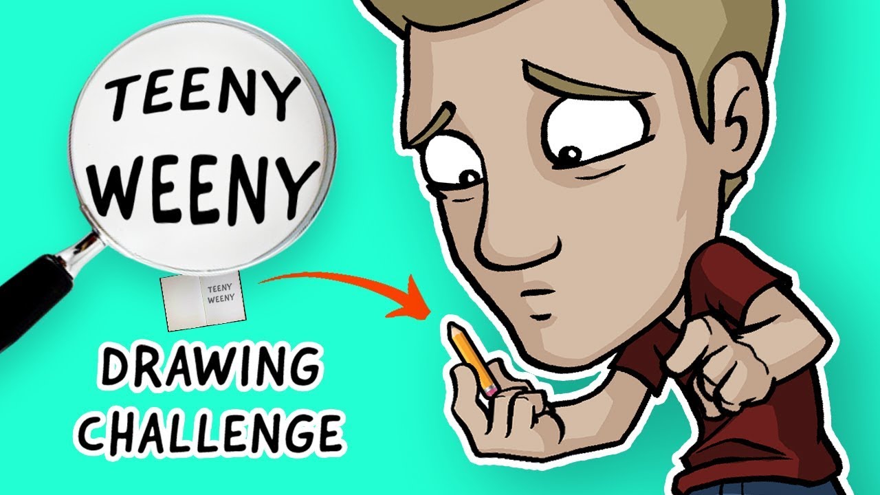 ⁣TEENY WEENY PENCILS - Epic Drawing Challenge!