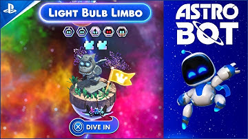 Astro Bot Light Bulb Limbo All Bots & Puzzle Pieces! Astro Bot Fan Club Level Walkthrough!