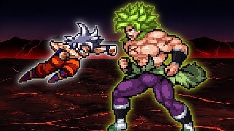 Broly DBS V2 OP(New) VS Goku DBS V2 OP in Jump Force Mugen