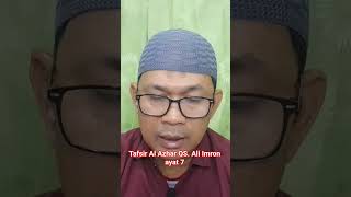 Belajar mengaji dengan membaca tafsir al azhar karya ulama besar  Buya Hamka.