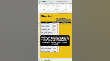 Jangan manual bikin list tugas di Excel, ini cara bikin list tugas supaya gampang kelola tugaa