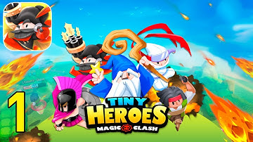 Tiny Heroes Magic Clash - Gameplay Walkthrough Part 1 - Welcome to Heroes (iOS, Android)