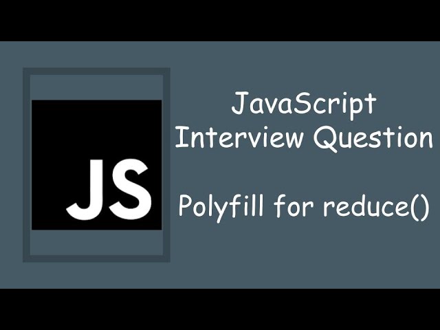 Polyfill for reduce function in JavaScript