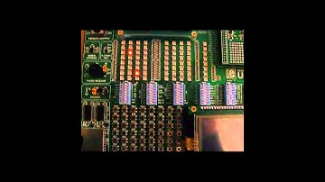 LCD (2x16) Display test on UNI-DS6 Development board with PIC18F8520 MCU