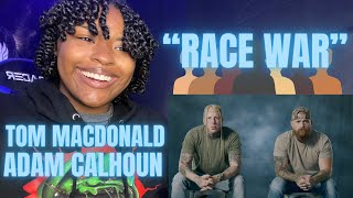 Tom MacDonald \& Adam Calhoun- Race War (Official Video) REACTION | WE NEED TO UNITE!