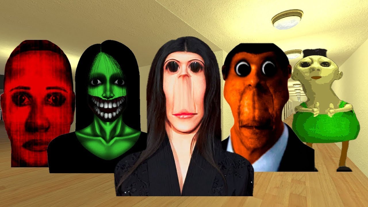 Kuchisake Onna,Rosalia Bizcochito,Obunga,Hamood Habibi,Termina,Selenered,Scary Hand,Plankton In Gmod