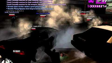 [NGRP] Cop using nitros in LSPD cruiser.