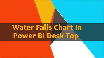 How to create Water falls chart in power bi desktop in telugu .part (17)