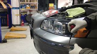 How to take out Headlight Washer Nozzle Lid 헤드라이트 워셔 노즐 분리