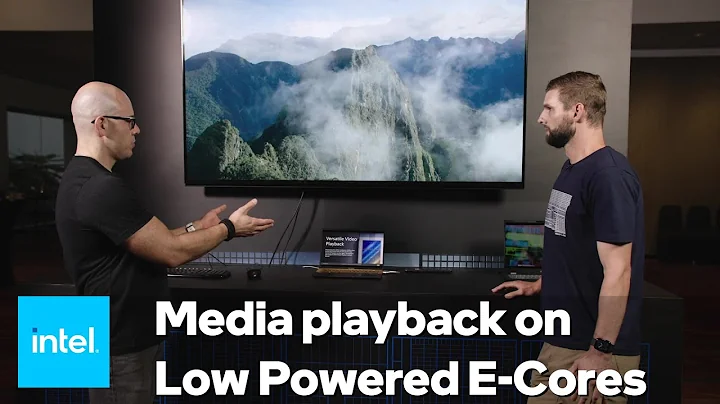 8K60 and Low-Power E-core Video Demos on Meteor Lake Laptop | Talking Tech | Intel Technology