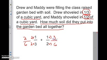 Adding and subtracting unlike fractions word problems
