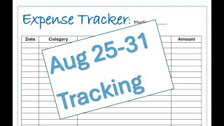 Week 5 Expense Tracking!