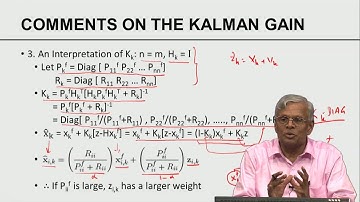 Mod-08 Lec-33 Linear Stochastic Dynamics - Kalman Filter Continued