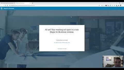 How to Create a Skype for Business Meeting for Video Classes