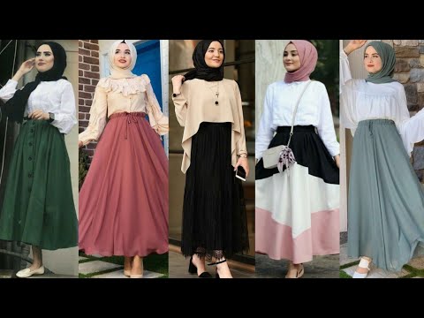 BEAUTIFUL GIRLS HIJAB STYLE SKIRTS FOR EID#eiddressesideas