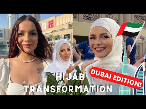 HIJAB TRANSFORMATION IN DUBAI 😱🇦🇪