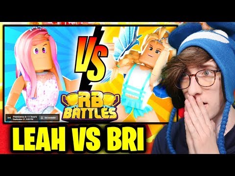 Leah Ashe Vs Briannaplayz Live Reaction Roblox Rb Battles Championship 1 Million Robux Youtube - seedeng vs iifnatik live reaction roblox rb battles