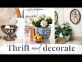 Thrifted vs styled decorate with me  thrifting for home decor at goodwill 2024  budget home decor