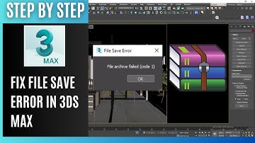 حل مشكلة  file save error فى الثرى دى ماكس translated into English  #archive #3dmax #saveerror