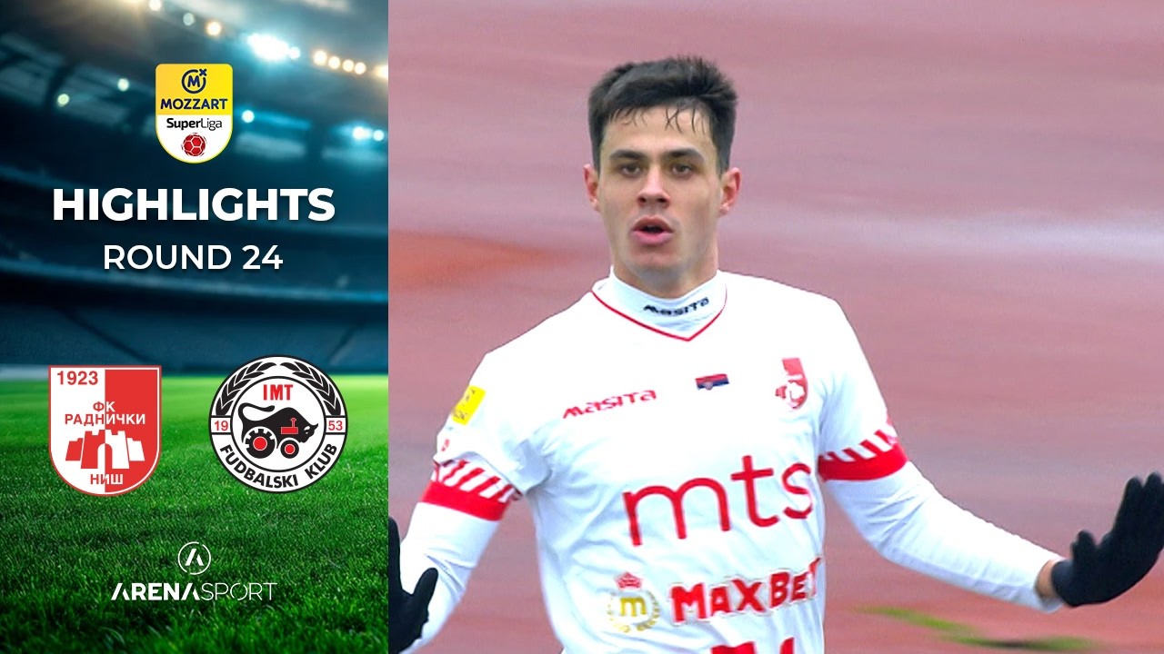 Radnički Niš - IMT 2:1 | MOZZART BET SUPERLIGA SRBIJE (24. kolo) | 22. februar 2026.