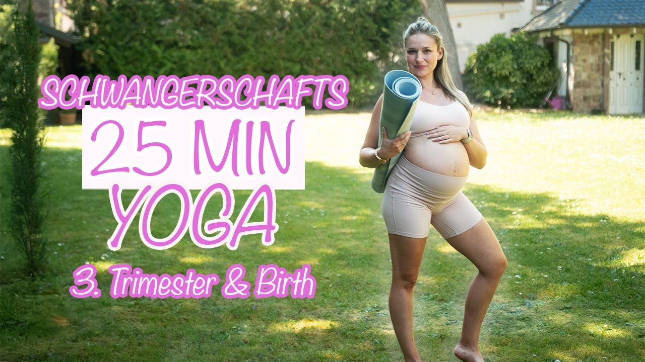Schwangerschaftsyoga 3. Trimester – 25 Min. sanftes Yoga zur Geburtsvorbereitung