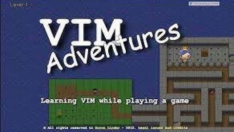 WR on Vim Adventures: 1:56:94 (mins, secs, milisecs) also NEW RATING FOR MINECRAFT