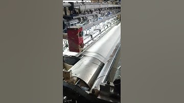 Computerized Multi Needle Quilting Machine. #servomotors  #fabrics #quiltingmachine #relaxing