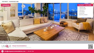 FOR RENT FURNISHED 3BR - High-end 3 bed 3 bath in Yaletown