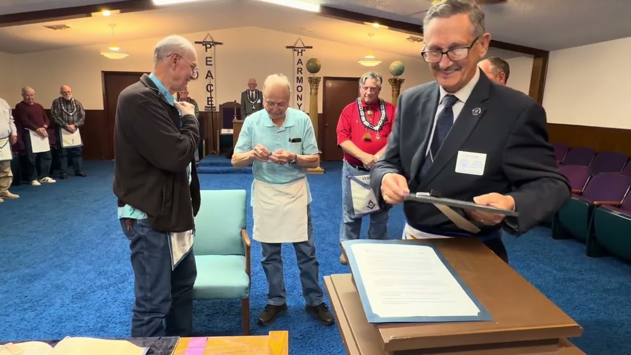 Masonic 50 years of service Award