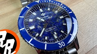 Zodiac Super Sea Wolf ZO9312 Lapis Dial (Saltzmans Watches) - YouTube
