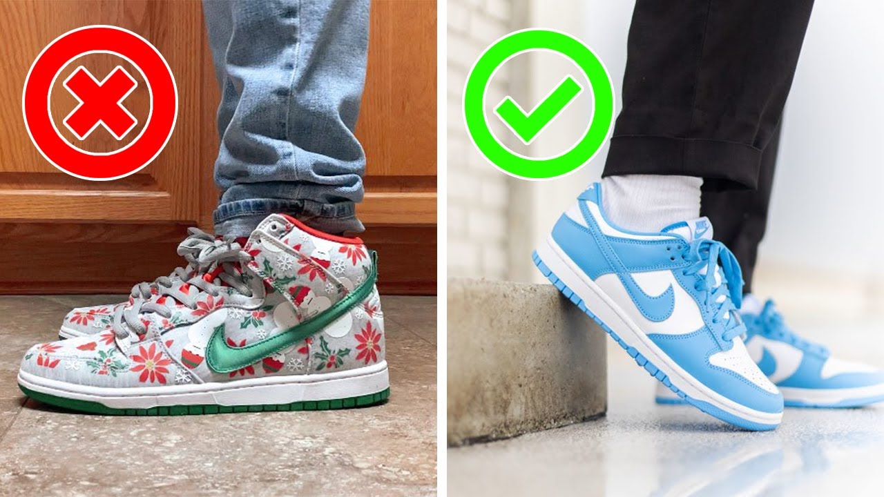 5 NIKE DUNK RULES EVERY GUY SHOULD FOLLOW! - YouTube