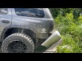 Durango vs. jeep offroad (Bumper ripped off)