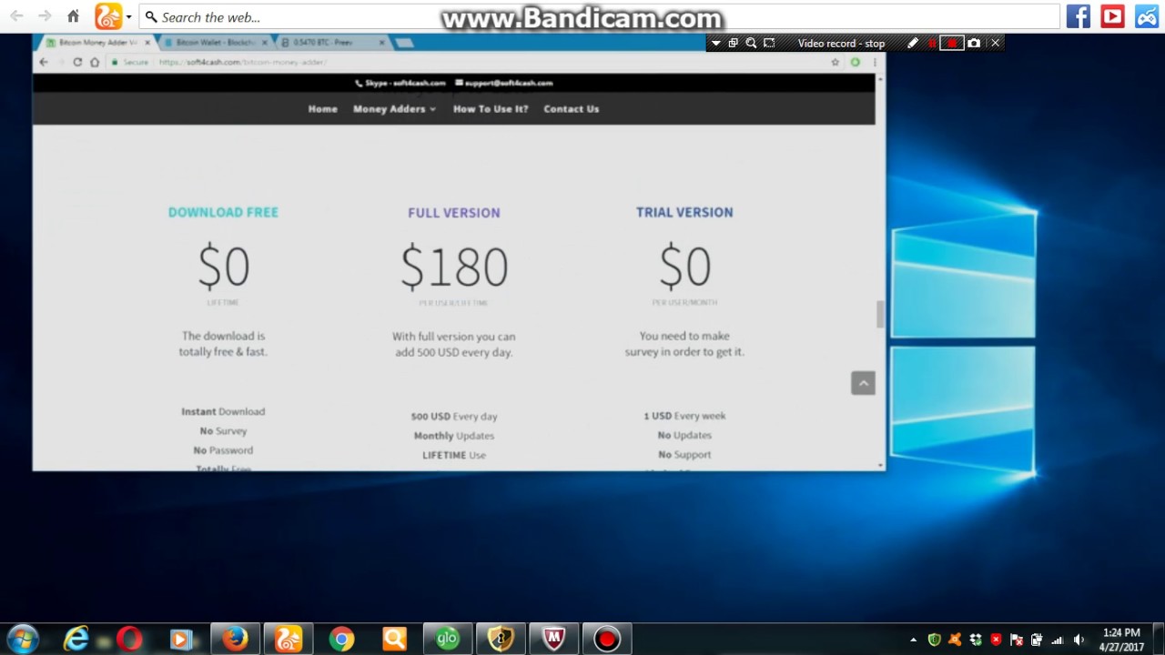 BITCOIN ADDER NEW 2017 HACKED - YouTube