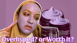 Is the VIRAL Foxtale Purple Clay Mask Overhyped? 👀Honest Review |Foxtale De-Tan Face Mask|Saher Saba