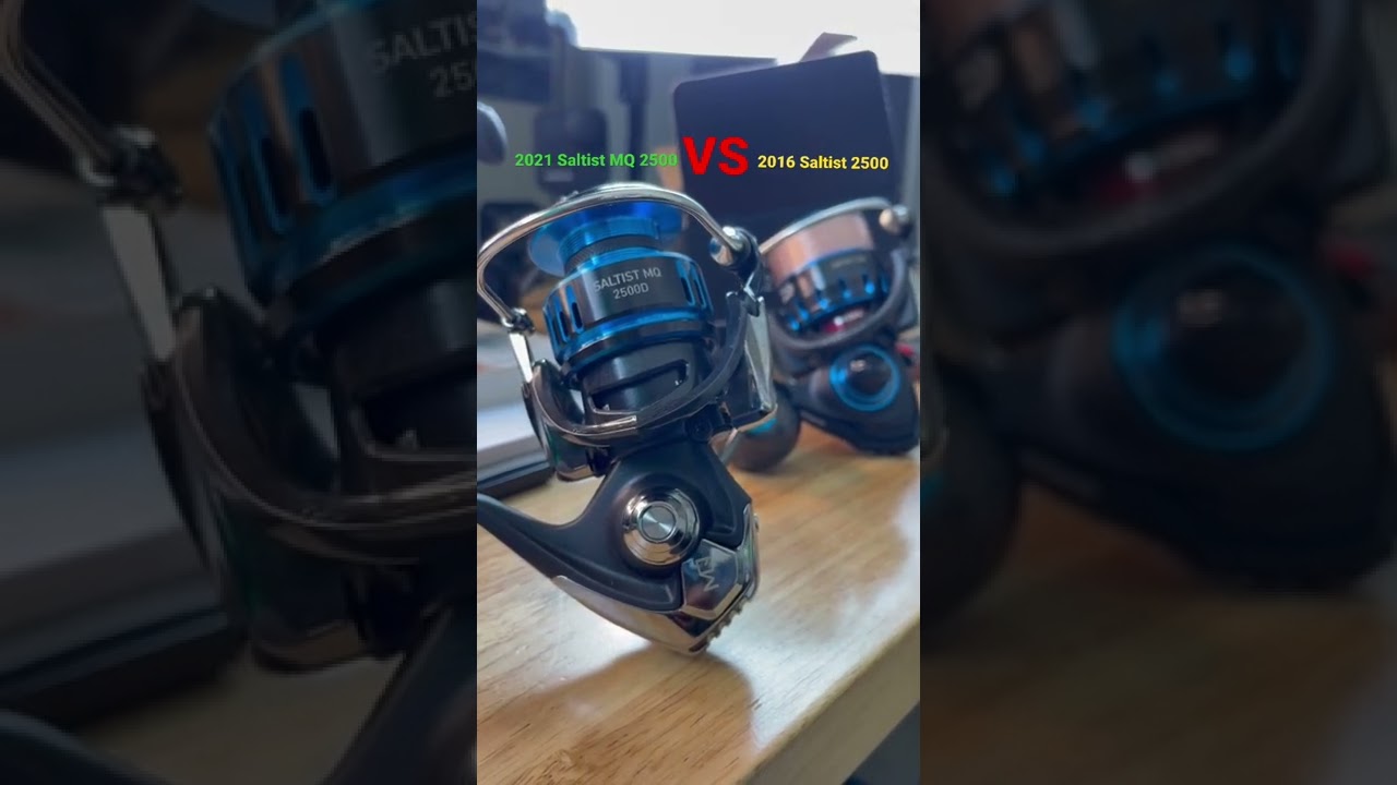 Daiwa Saltist Fishing Reels 2016 VS 2021 