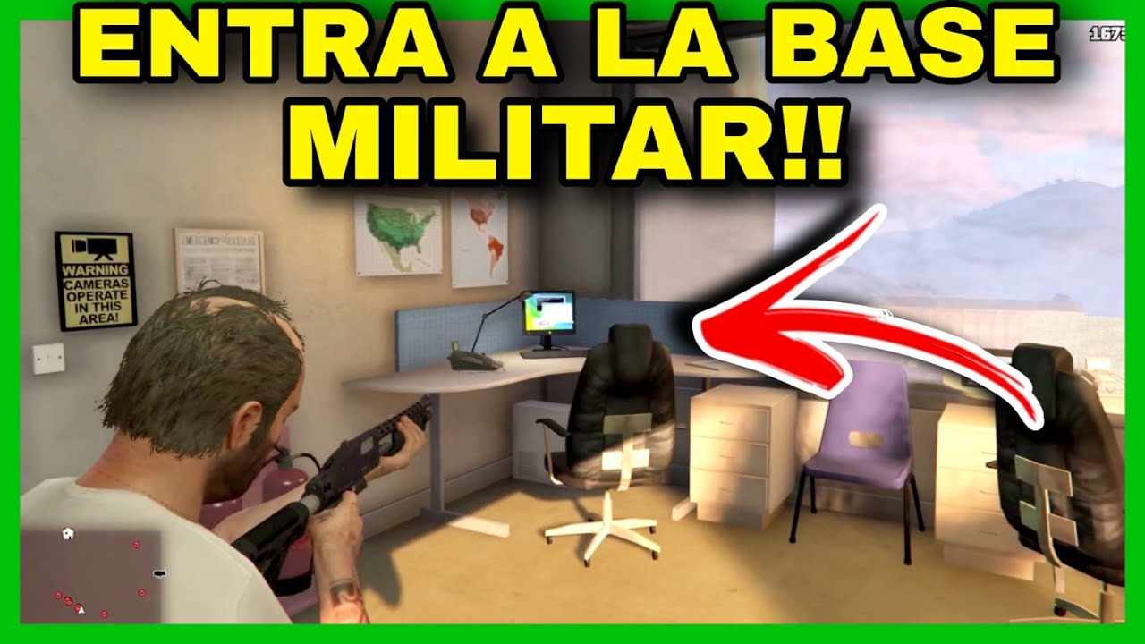 ✔️Como entrar a la BASE MILITAR sin ser Detectado? GTA 5 - Entrar base militar sin Estrellas GTA V