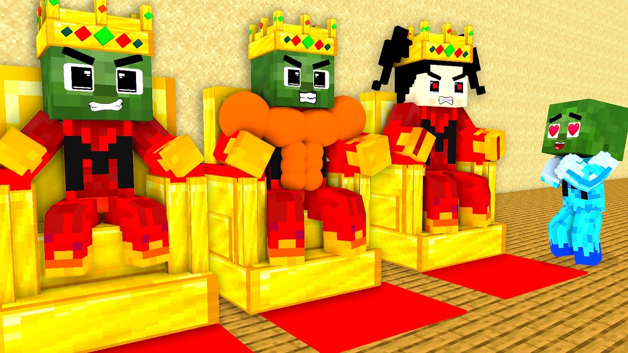 Siapa Pangeran Sejati Gadis Zombie? - Zombie! Pengantin Pria Pemilih | Minecraft