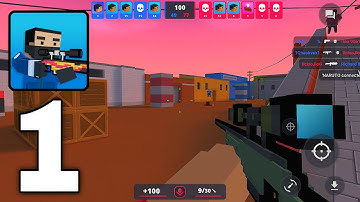 Block Strike - First Gameplay Walkthrough Part 1 (Android,IOS)